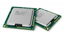 تصویر دو عدد پردازنده (CPU)