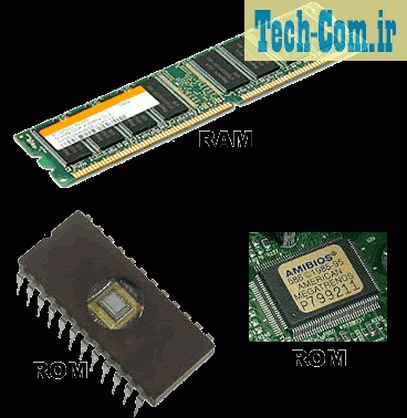 تصاویر مربوط به RAM و ROM 